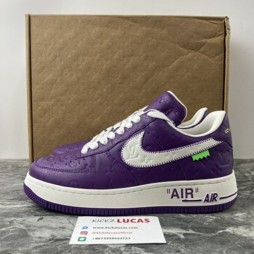 Air Force 1 X L*V purple