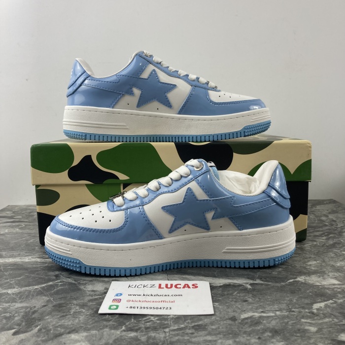 A Bathing Ape Bape Sta Low Blue MK221021-5