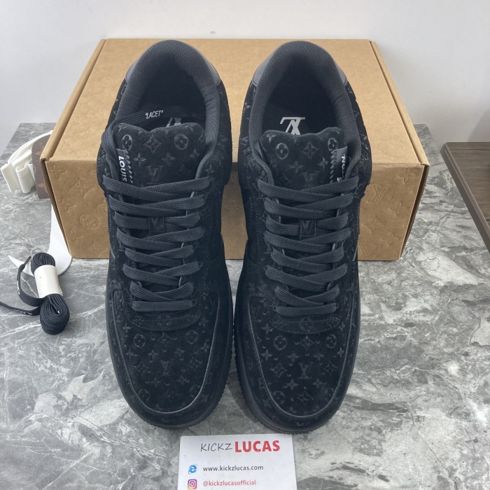 L*V x Air Force 1 Low By Virgil Abloh Black