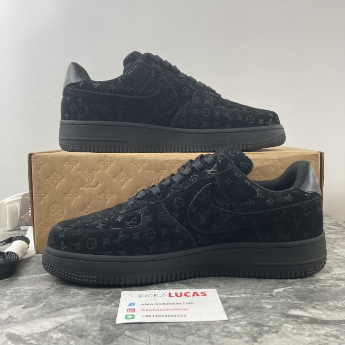 L*V x Air Force 1 Low By Virgil Abloh Black