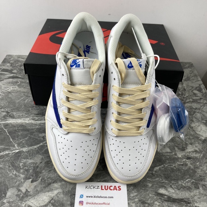 Air Jordan 1 Low Travis Scott White Blue