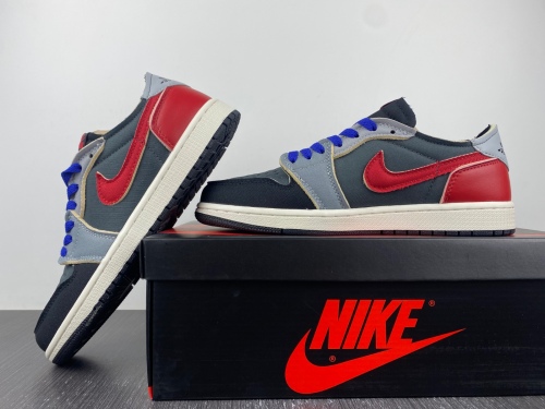 Air Jordan 1 Low AJ 1 Smoke red DV0982-006