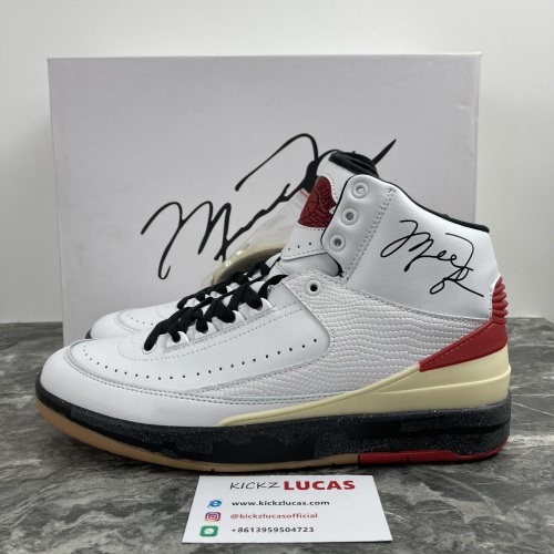 Air Jordan 2 Retro High SP Off-White White Red DJ4375-101