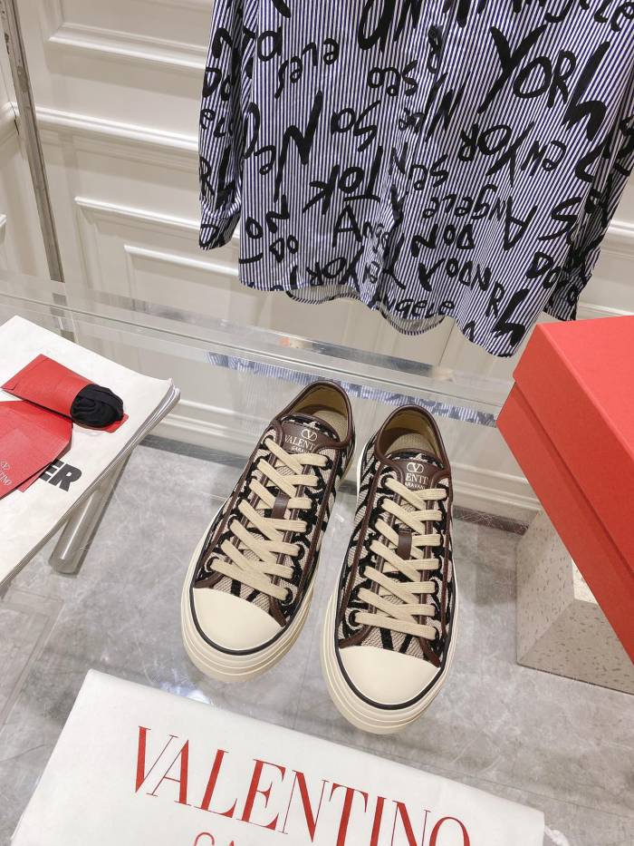 Men And Women 𝑉*𝐴𝐿𝐸𝑁𝑇𝐼𝑁𝑂 Top Canvas Shoe CP 20230607-27