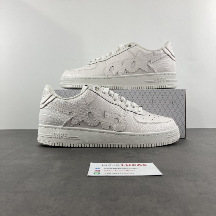 A Bathing Ape Bapesta OVO White