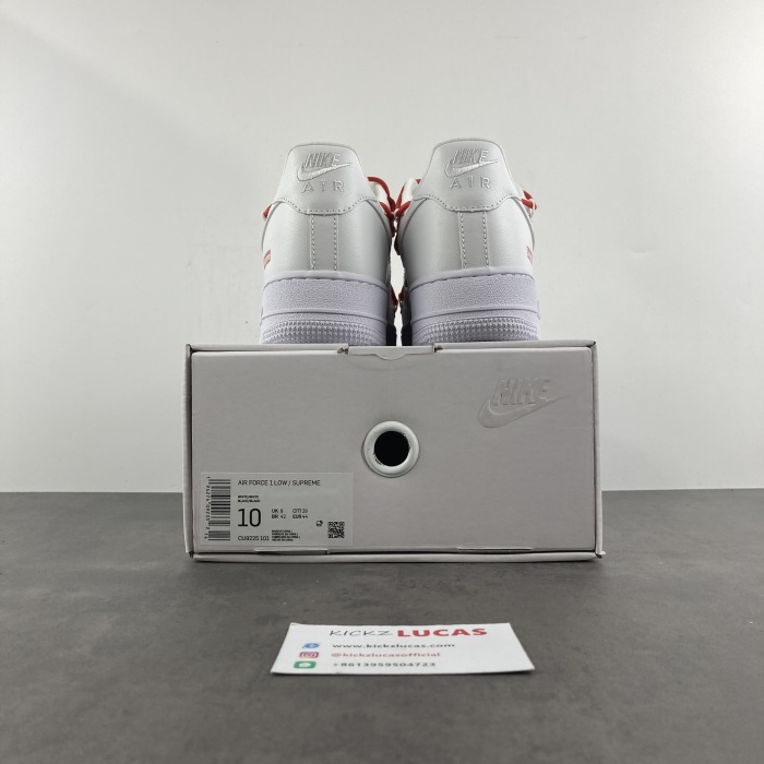 Air Force 1 Low Supreme White Custom CU9225-100