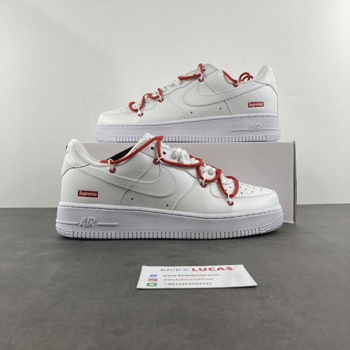 Air Force 1 Low Supreme White Custom CU9225-100