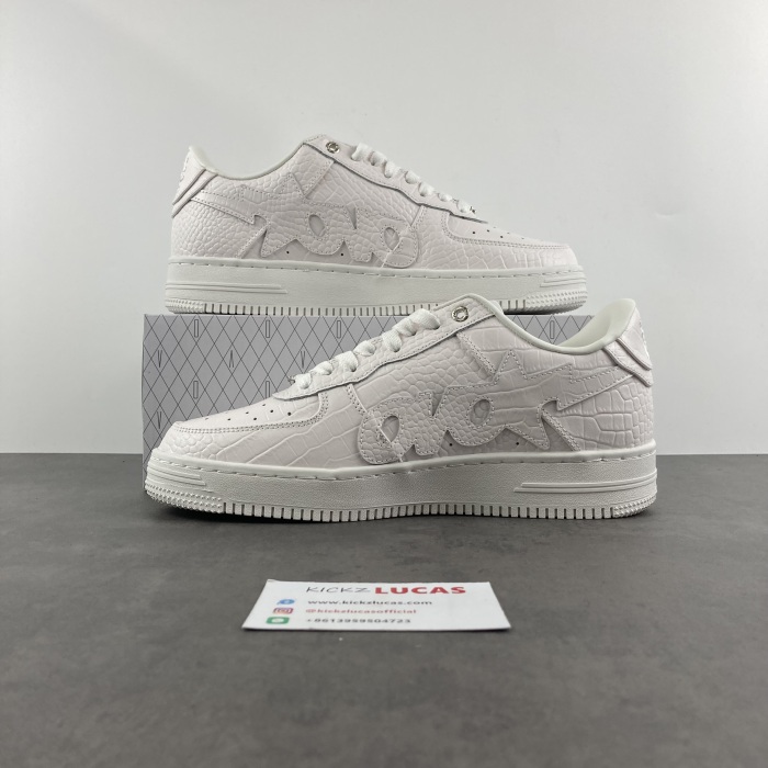 A Bathing Ape Bapesta OVO White