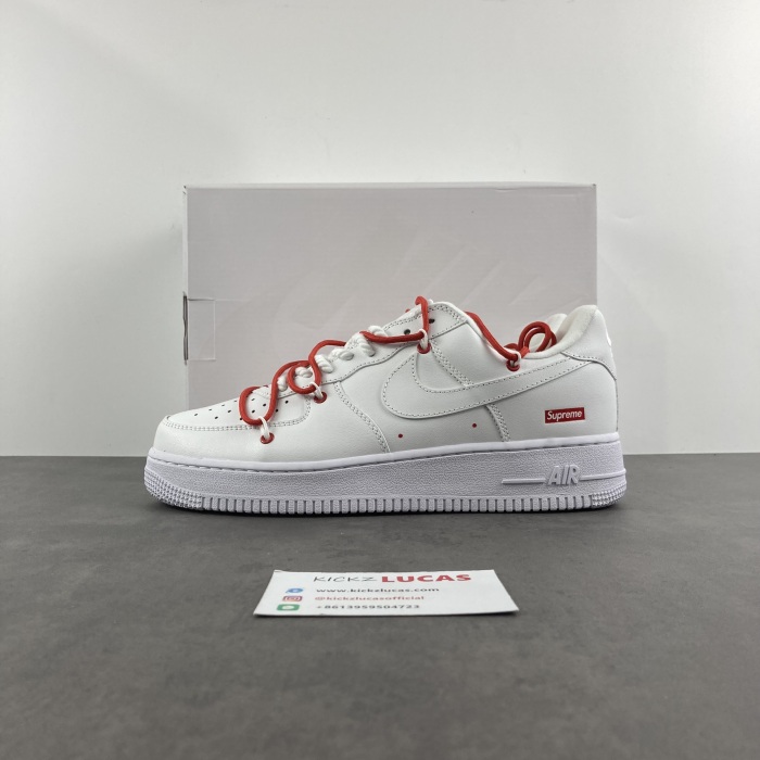 Air Force 1 Low Supreme White Custom CU9225-100