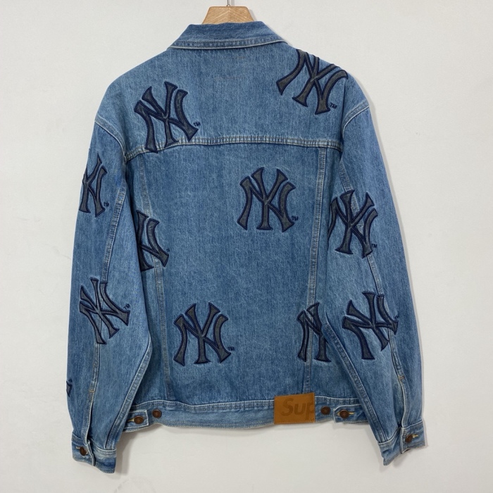 S*upreme Denim Trucker Jacket Top Quality AM 20230701-24