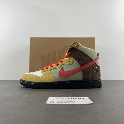 SB Dunk High Color Skates Kebab and Destroy  CZ2205-700