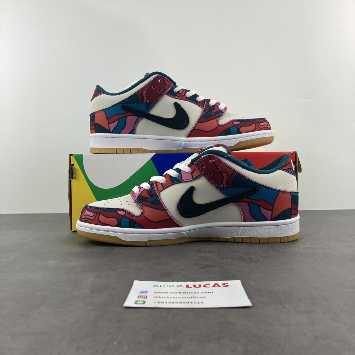 SB Dunk Low Pro Parra Abstract Art  DH7695-600