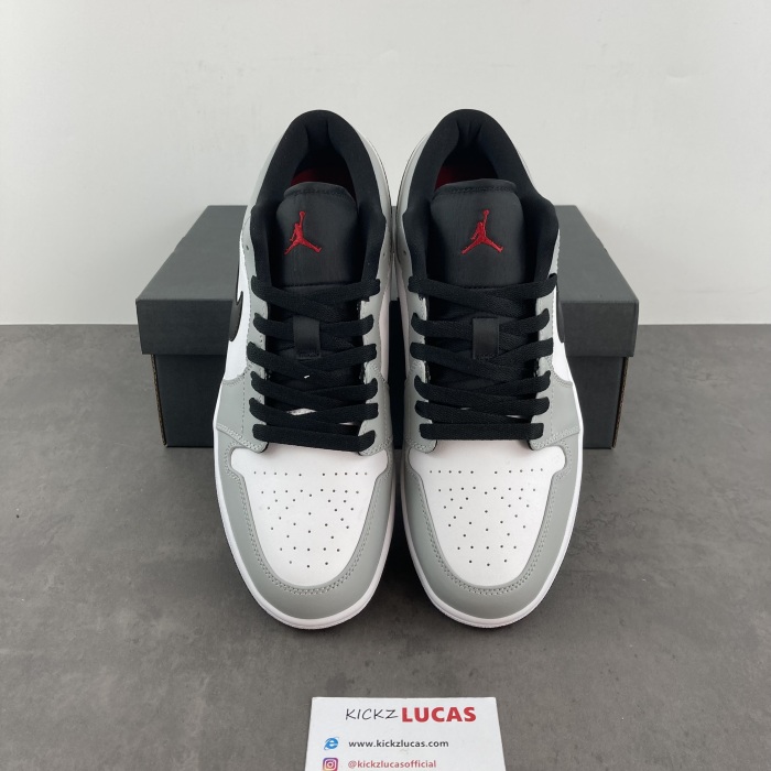 Air Jordan 1 Low Light Smoke Grey 553558-030