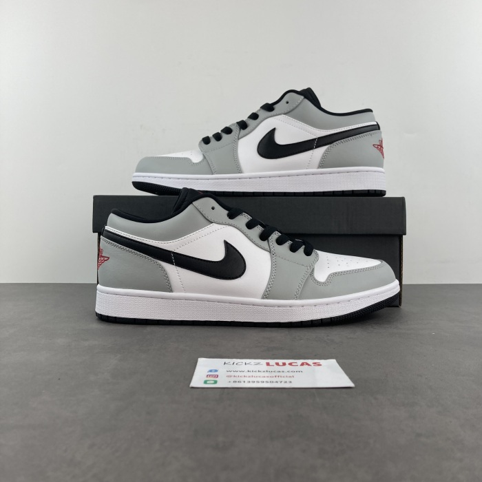 Air Jordan 1 Low Light Smoke Grey 553558-030