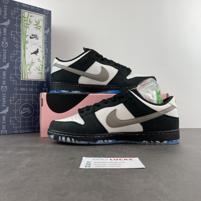 SB Dunk Low Staple Panda Pigeon BV1310-013