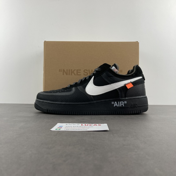 Air Force 1 Low Off-White Black White  AO4606-001