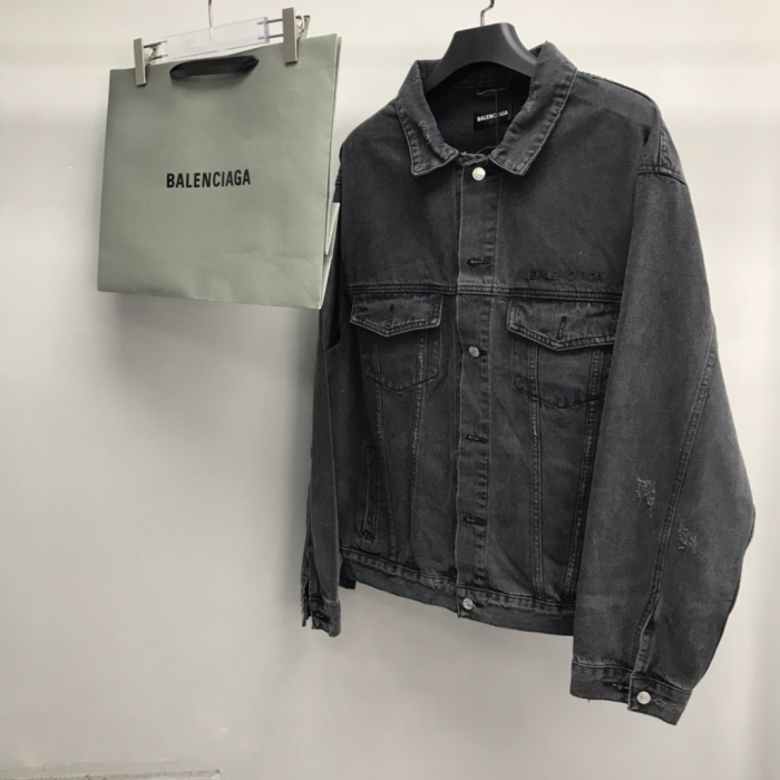 B*alenciaga Denim jacket Top Quality DSX 20230921-104