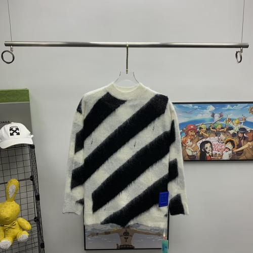 O*FF-W*HITE Mohair Gradient Sweater Top Quality WM 20230925-114