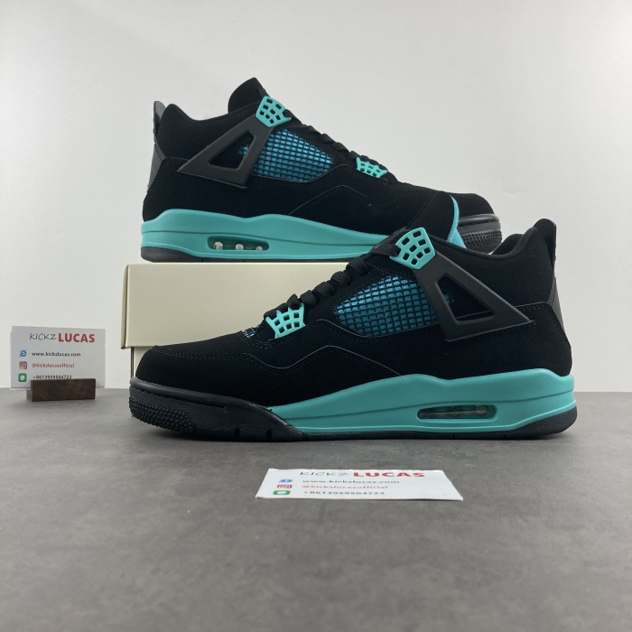 Air Jordan 4 Retro Black Light Blue BQ7669-132