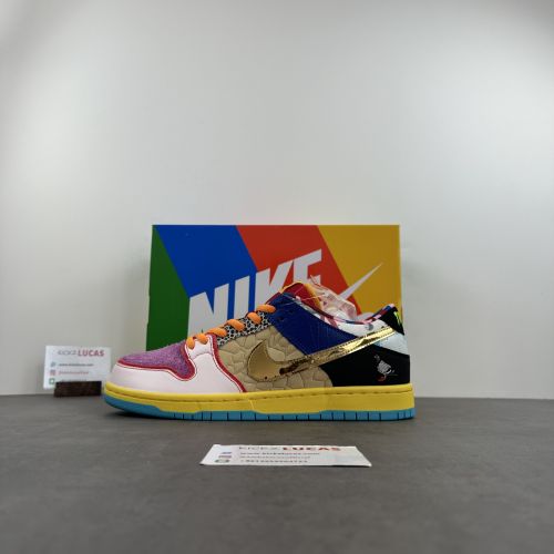 SB Dunk Low Johnnyhkicks Custom What The Dunk DM0807-600