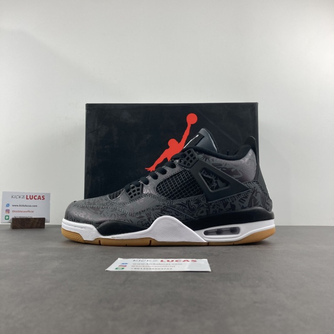 Air Jordan 4 Retro Laser Black Gum  CI1184-001