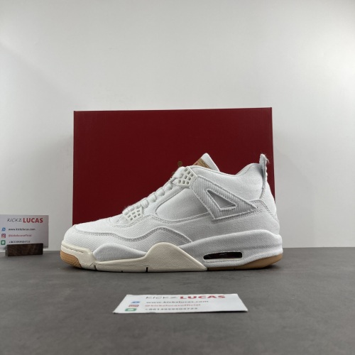 Air Jordan 4 Retro Levi's White (Levi's Tag) AO2571-100