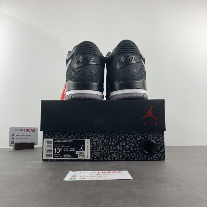 Air Jordan 3 Retro Tinker Black Cement Gold  CK4348-007