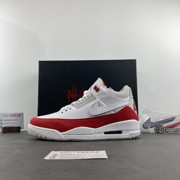 Air Jordan 3 Retro Tinker White University Red  CJ0939-100