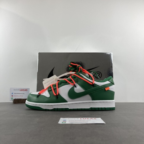 Dunk Low Off-White Pine Green  CT0856-100