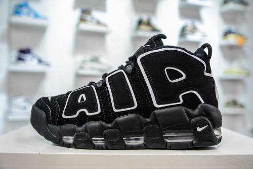 Air More Uptempo Black White 414962-002