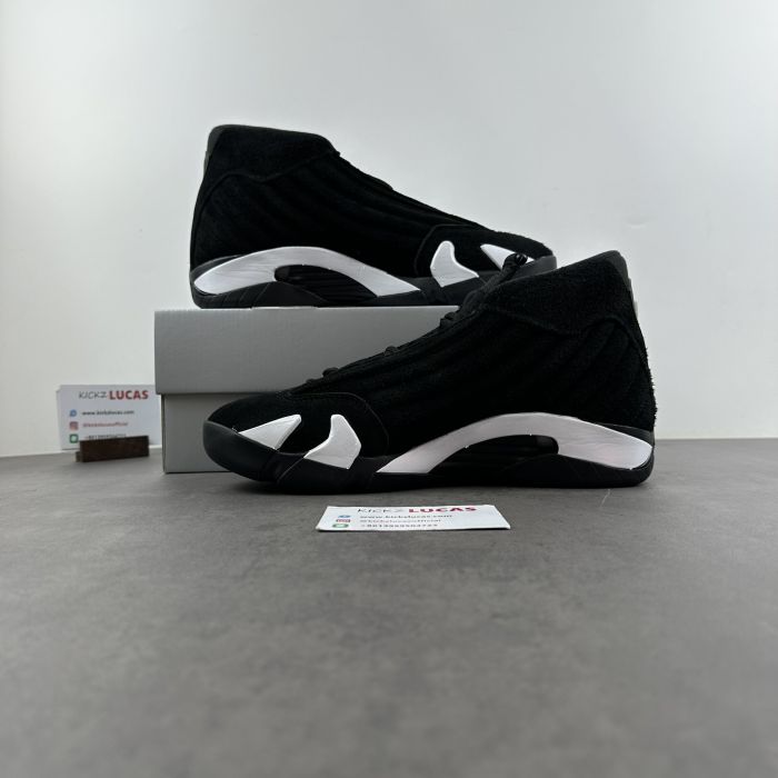 Air Jordan 14 Retro Black White  487471-016