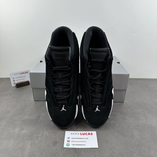 Air Jordan 14 Retro Black White  487471-016