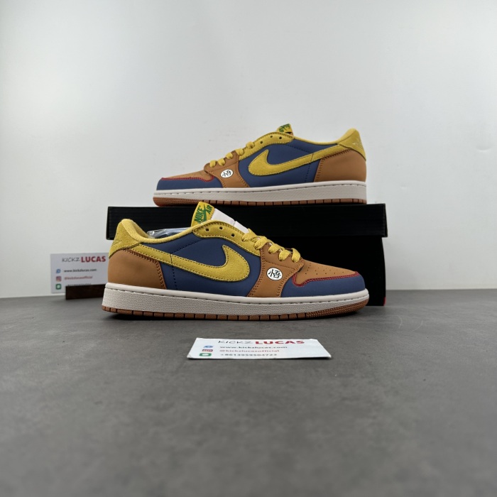 Air Jordan 1 Retro Low OG Custom Dragon Ball Goku DM7886-892