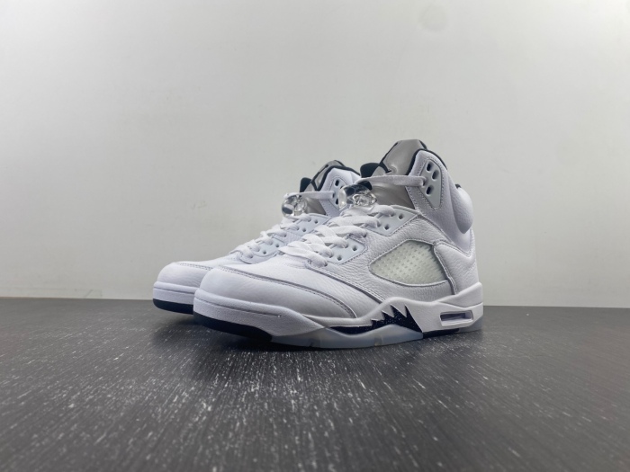 Air Jordan 5 Retro White Black DD0587-110