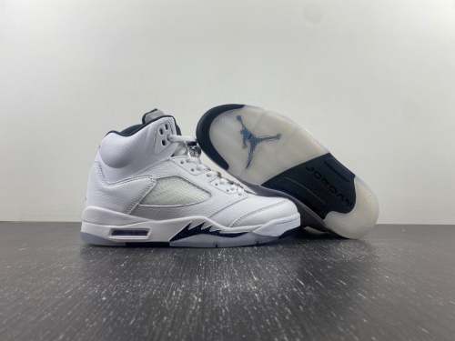 Air Jordan 5 Retro White Black DD0587-110