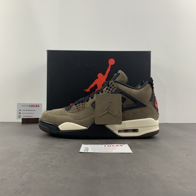 Air Jordan 4 Retro Travis Scott Olive OLIVE GREY/BLACK