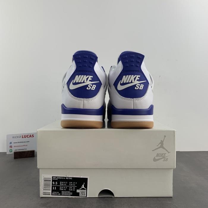 Air Jordan 4 Retro SB Pine Navy Blue DR5415-105