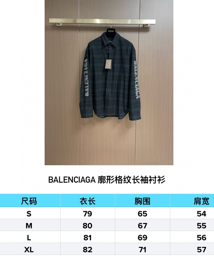 B*alenciaga shirt Top Quality D17 20240430-39