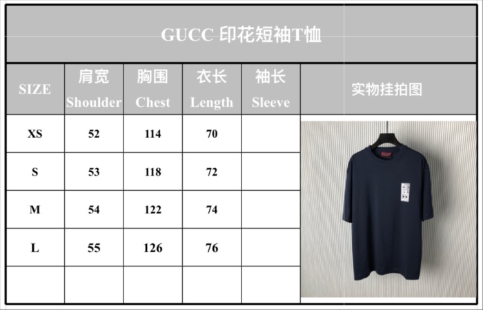 G*ucci  T-shirt Top Quality D17 20240807-29