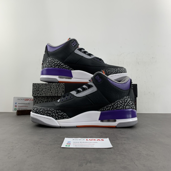 Air Jordan 3 Retro Black Court Purple CT8532-050