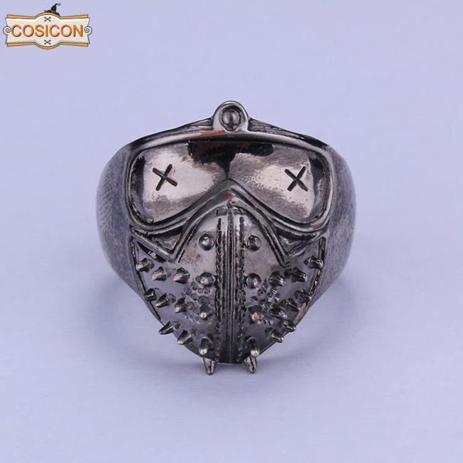 Watch Dogs 2 Mask Ring Marcus Cosplay Rings Cosplay Accessories Halloween Party Gift