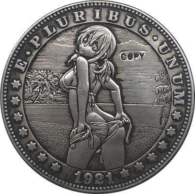 Hobo Nickel -D Usa Morgan Dollar Collection Coin Copy Type 95