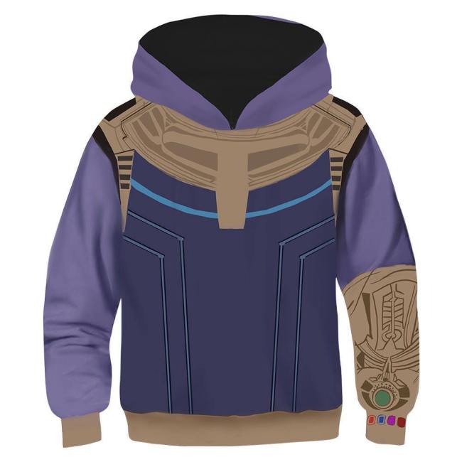 Kids Thanos Hoodies The Avengers Pullover 3D Print Jacket Sweatshirt