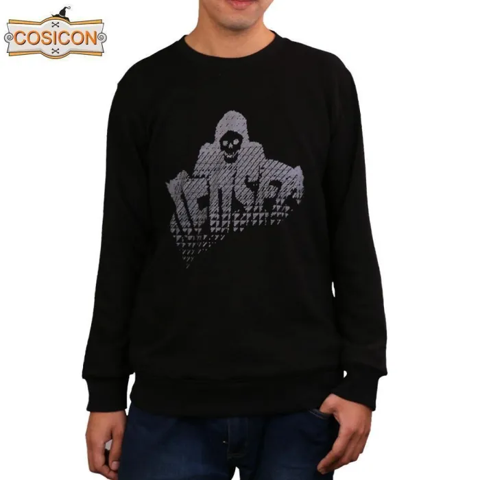 Watch Dogs 2 Marcus Long Sleeve Hoodies Men'S Cosplay  Black Sweatshirts