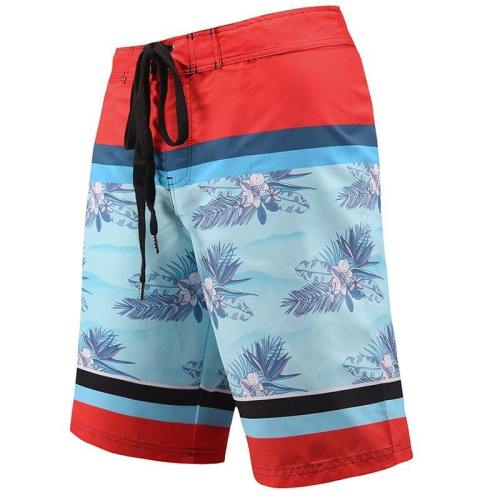 Men'S Beach Board Shorts Floral Pattern Swimming Pants