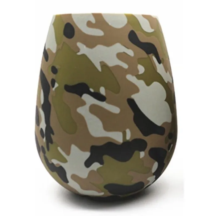 Multi Design Silicone Printed Wine Glasses
