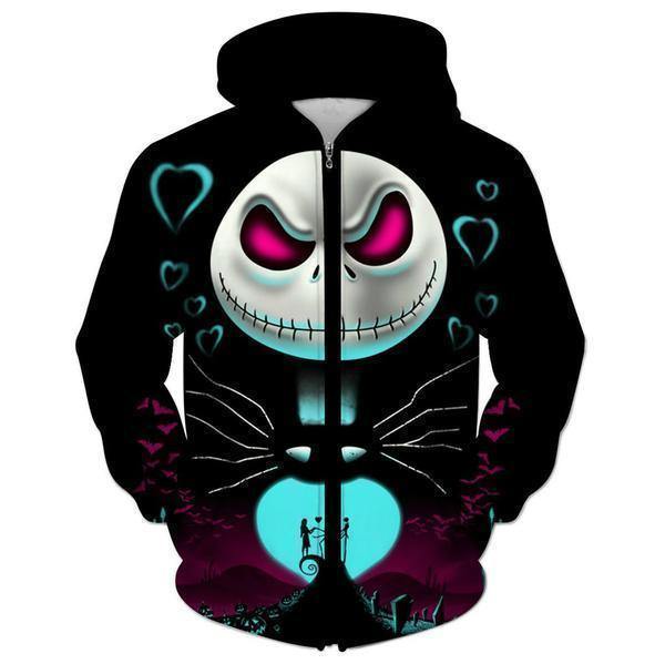 Nightmare Before Christmas Pull Over Hoodie A