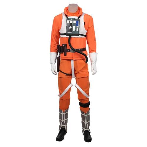 Star Wars-Luke Skywalker Pilot Jumpsuit Uniform Outfits Halloween Carnival Suit Cosplay Costume
