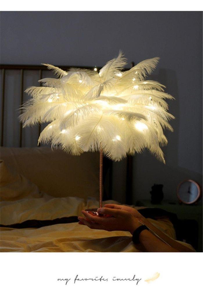 The Feather Table Lamp
