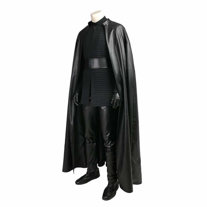 Star Wars Episode 8: The Last Jedi Kylo Ren Suit Cosplay Costume Halloween Party Full Set